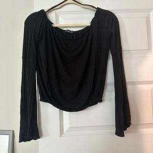 Off the shoulder crop top